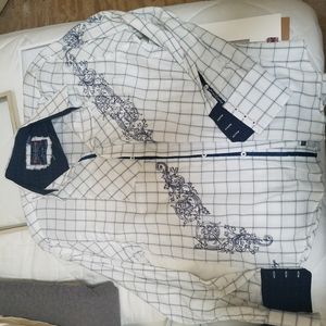 English Laundry long sleeve embroidered